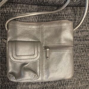 Chic Silver Crossbody Bag